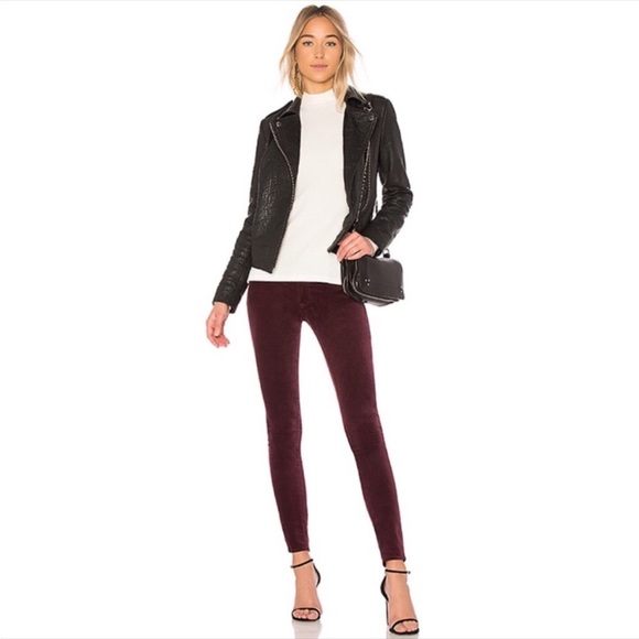 ✨ Rag & Bone ✨ Maroon/Burgundy Pants Size 26 - Picture 2 of 4